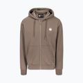 Pánská mikina Pitbull Nugget Small Logo Hooded Zip brown savana 5