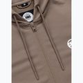 Pánská mikina Pitbull Nugget Small Logo Hooded Zip brown savana 7
