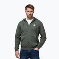 Pánská mikina Pitbull Nugget Small Logo Hooded Zip sage green