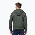 Pánská mikina Pitbull Nugget Small Logo Hooded Zip sage green 3