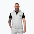 Pánská mikina Pitbull Badger Hooded Vest Zip grey/melange