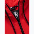 Dámská mikina Pitbull Explory Tape Hooded Zip fluo/red 9
