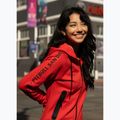 Dámská mikina Pitbull Explory Tape Hooded Zip fluo/red 14