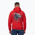 Pánská mikina Pitbull Strenght & Respect Sweatshirt Hooded red 3
