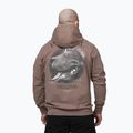 Pánská mikina Pitbull Midnight Sweatshirt Hooded brown savana 3