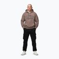 Pánská mikina Pitbull Midnight Sweatshirt Hooded brown savana 5