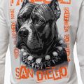 Pánská mikina Pitbull Blacky Sweatshirt Zip Hooded off white 4