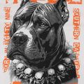 Pánská mikina Pitbull Blacky Sweatshirt Zip Hooded off white 9