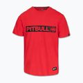 Pánské tričko na lezení Pitbull Hilltop fluo/red 3