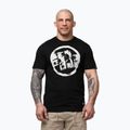 Pánské tričko na lezení Pitbull Palms black logo