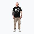 Pánské tričko na lezení Pitbull Palms black logo 2
