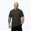Pánské tričko na lezení Pitbull USA CAL Big Logo old green