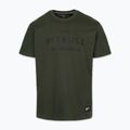Pánské tričko na lezení Pitbull USA CAL Big Logo old green 4