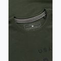 Pánské tričko na lezení Pitbull USA CAL Big Logo old green 6