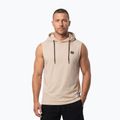 Pánská tréninková mikina Pitbull Mercado Hilltop Sleeveless Hooded pale sand