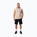 Pánská tréninková mikina Pitbull Mercado Hilltop Sleeveless Hooded pale sand 2