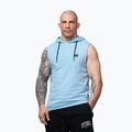 Pánská tréninková mikina Pitbull Mercado Hilltop Sleeveless Hooded light blue
