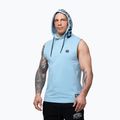Pánská tréninková mikina Pitbull Mercado Hilltop Sleeveless Hooded light blue 4