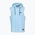 Pánská tréninková mikina Pitbull Mercado Hilltop Sleeveless Hooded light blue 6