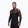 Pánský rashguard s dlouhým rukávem Pitbull Belt Rashguard brown