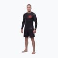 Pánský rashguard s dlouhým rukávem Pitbull Ray Rashguard fluo/red 2