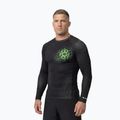 Pánský rashguard s dlouhým rukávem Pitbull Ray Rashguard fluo green