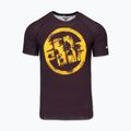 Pánské tričko na lezení Pitbull Rashguard Logo Palms brown 3