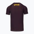 Pánské tričko na lezení Pitbull Rashguard Logo Palms brown 4