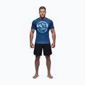 Pánské tričko na lezení Pitbull Rashguard Logo Palms blue 2
