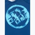 Pánské tričko na lezení Pitbull Rashguard Logo Palms blue 6