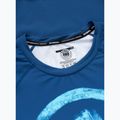 Pánský rashguard s dlouhým rukávem Pitbull Rashguard Logo Palms blue 5