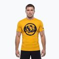 Pánské tričko na lezení Pitbull Palms mesh yellow logo