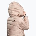 Dámská péřová bunda 4F béžová H4Z22-KUDP018 10