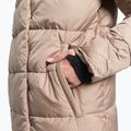 Dámská péřová bunda 4F béžová H4Z22-KUDP018 8