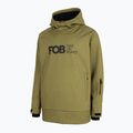 Pánská snowboardová bunda 4F khaki H4Z22-SFM001F 9