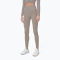 Dámské bezešvé legíny 4F H4Z22-SPDF012 beige