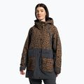 Dámská snowboardová bunda 4F hnědá H4Z22-KUDS002