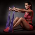 Posilovací guma Body Sculpture Bb 102Nc pink/purple/blue 5