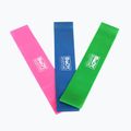 Posilovací guma Body Sculpture Bb 103 pink/green/blue 3
