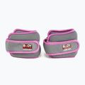 Závaží na zápěstí Body Sculpture Bb 2700Uepk 2 x 0,5 kg grey/pink 2
