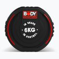 Gumová činka Body Sculpture TPU BW 133 6 kg black 4
