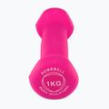 Gumová činka Body Sculpture BW 513 z PVC 1 kg pink 3