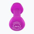Gumová činka Body Sculpture BW 513 z PVC 2 kg purple 3