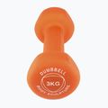 Gumová činka Body Sculpture BW 513 z PVC 3 kg orange 3