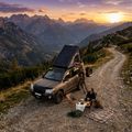 Střešní stan pro 2 osoby OFFLANDER Triangle Slim Wolf black 12