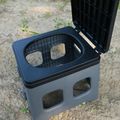 Turistická toaleta OFFLANDER Portable Folding Camping Toilet black 3