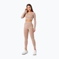 Dámské tréninkové legíny Carpatree Yasmine Seamless beige stone wash 2