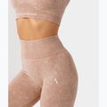 Dámské tréninkové legíny Carpatree Yasmine Seamless beige stone wash 5