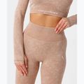 Dámské tréninkové legíny Carpatree Yasmine Seamless beige stone wash 6