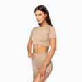 Dámský fitness top Carpatree Vibe Seamless beige melange